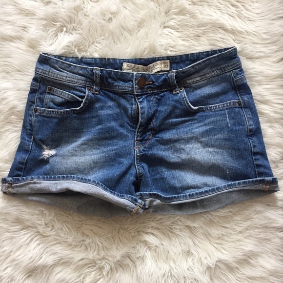 Zara Pants - Zara Woman Premium Collection Distressed Shorts 8